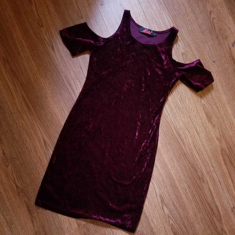 Velvet Bodycon Dress